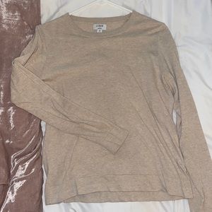 Oatmeal lightweight sweater. JCrew Size M